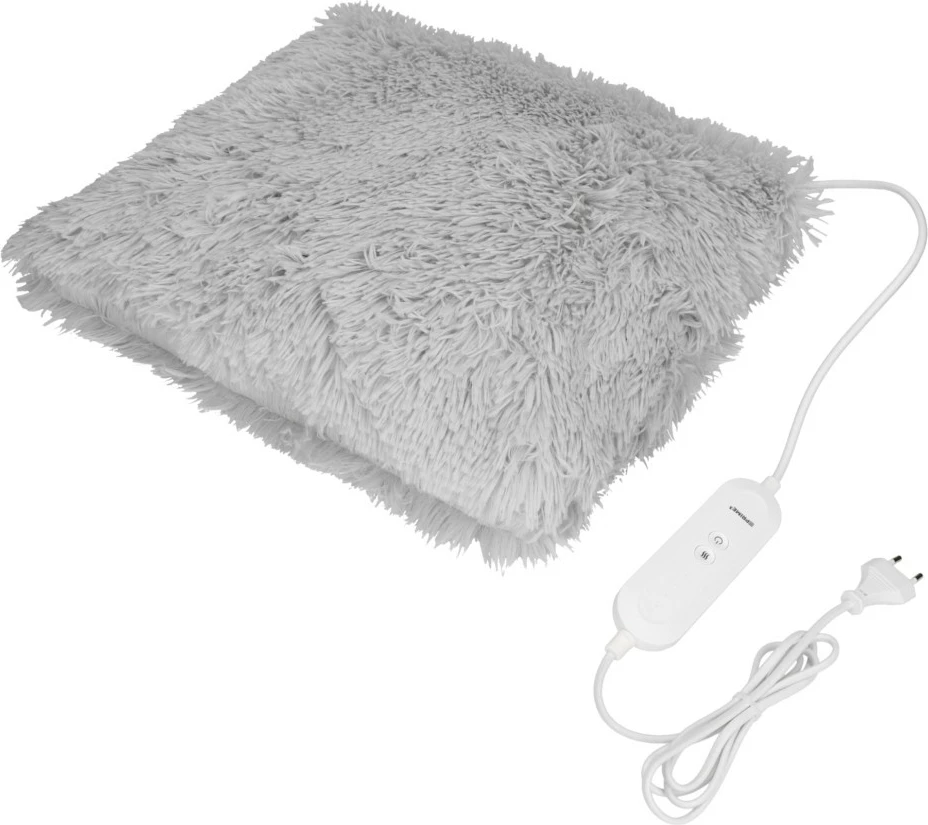 Jastëk ngrohës elektrik, PRIME3, SHP32, 45x40 cm, 100 W, 4 nivele, gri