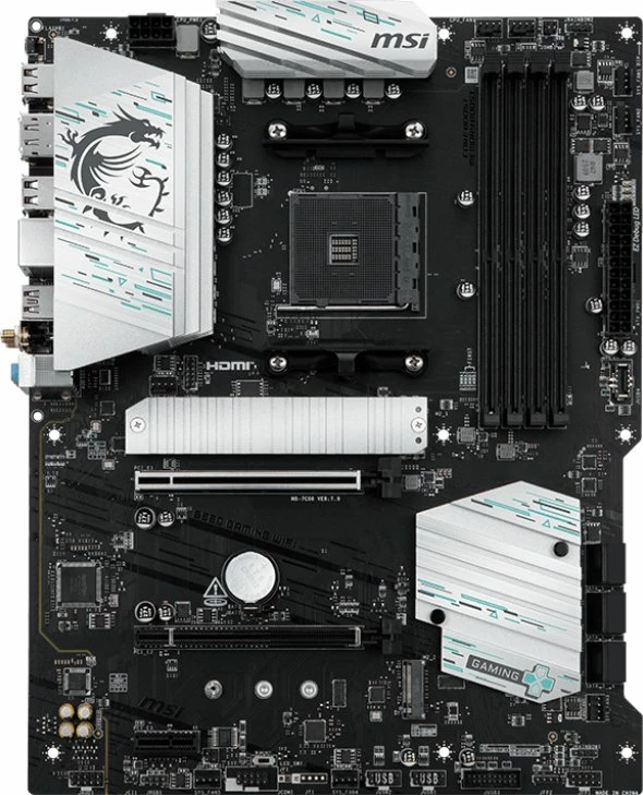 Pllakë amë MSI B550 Gaming WiFi, ATX, Socket AM4, DDR4 128GB, PCIe 4.0