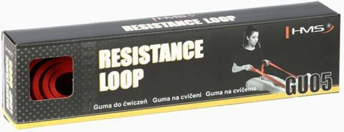 Llastik për ushtrime HMS, e kuqe