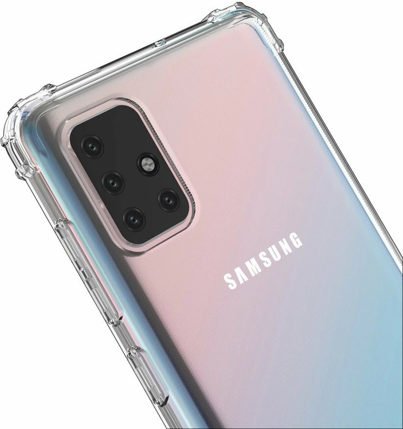 Mbështjellës Wozinsky Anti Shock për Samsung Galaxy A72, transparent