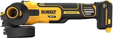 Brusilë këndore DEWALT 18V, akumulator, version bazik, verdhë/zezë
