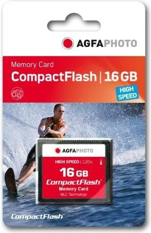 Kartelë memorie AgfaPhoto CompactFlash 16GB High Speed e zezë