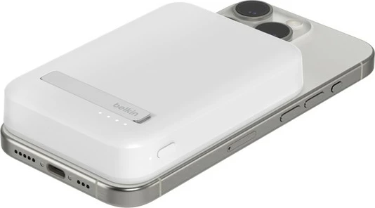 Power bank Belkin BoostCharge Pro 8000 mAh wireless i bardhë