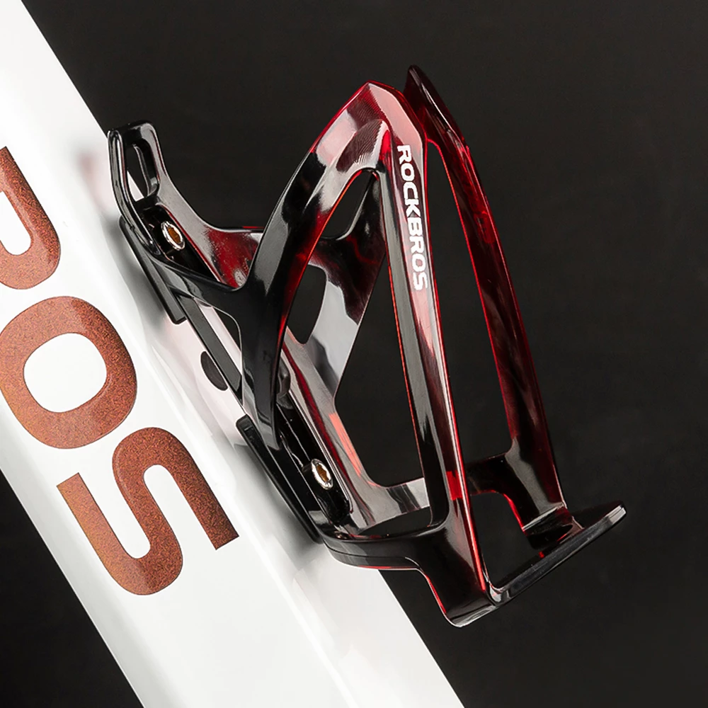 Mbajtës shishe për biçikletë Rockbros FK338, PC, zi e kuqe