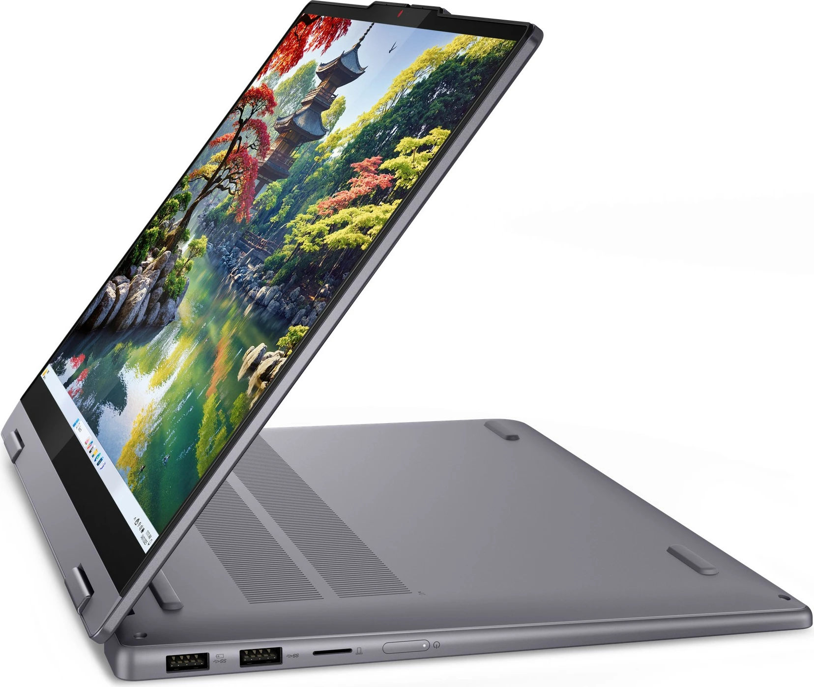 Laptop Lenovo IdeaPad 5 2-in-1 14IAL10, Core Ultra 5 225H, 16GB/512GB SSD, 14" Touch, Luna Grey