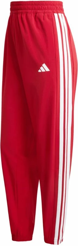 Pantallona sportive femra adidas Train Essentials 3-Stripes Woven KF8554, të kuqe [Madhësia: S]