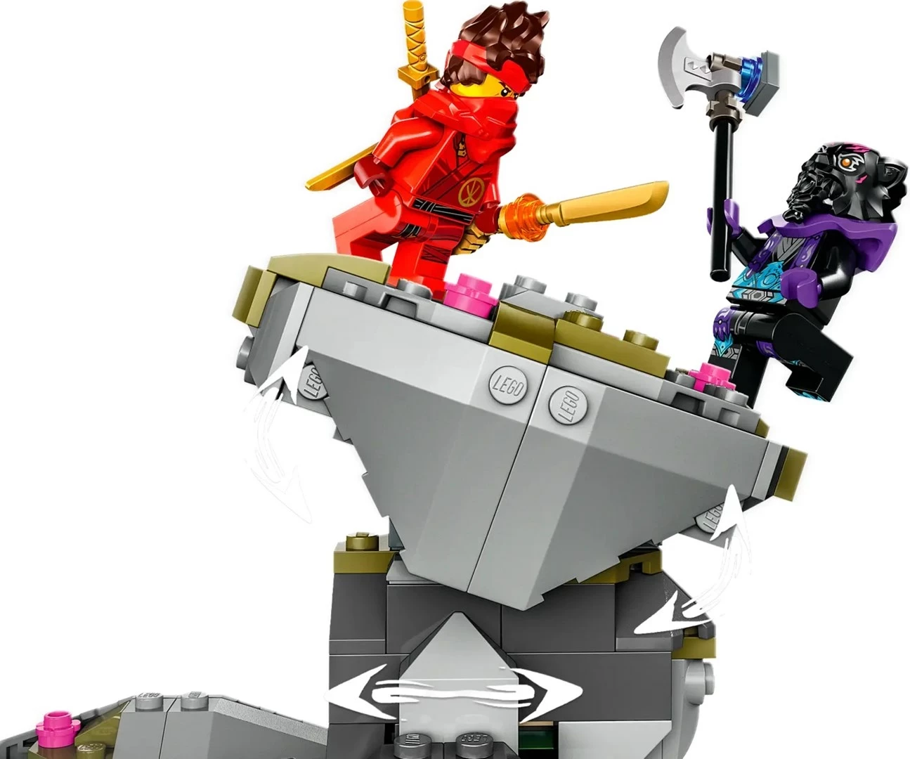 Set LEGO NINJAGO 71819, Dragon Stone Shrine