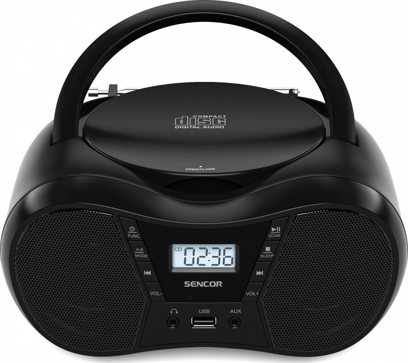 CD Player Sencor SPT 2300BK, Boombox, Bluetooth, USB, i zi