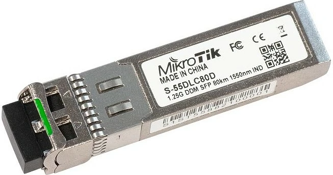 Modul SFP MikroTik S-55DLC80D, 1.25G, 80 km