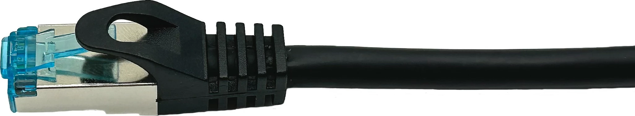 Kabëll rrjeti Cat6a Equip 1m, RJ-45 mashkull drejt, RJ-45 mashkull i këndshëm, S/FTP, e zezë