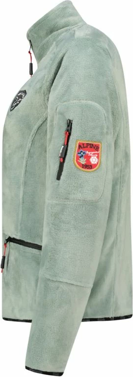 Xhemper fleece për femra Geographical Norway Tisaline Almond Green Db Lady, jeshile