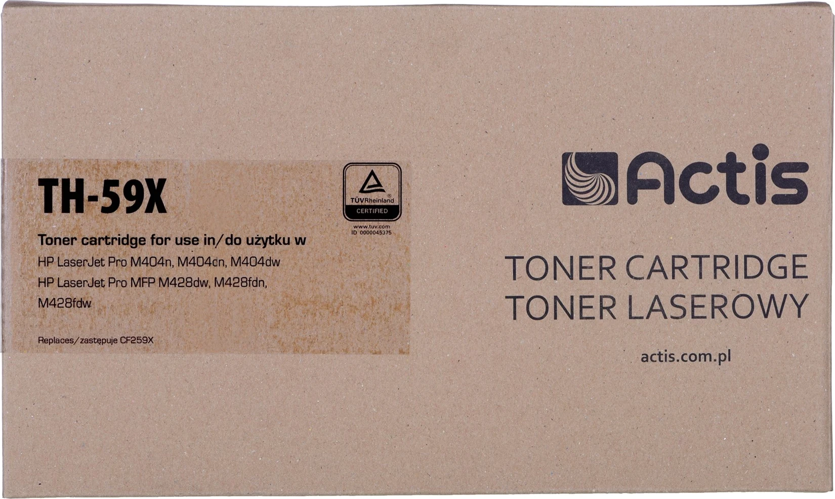 Toner ACTIS TH-59X, për HP CF259X, me çip, ngjyrë e zezë