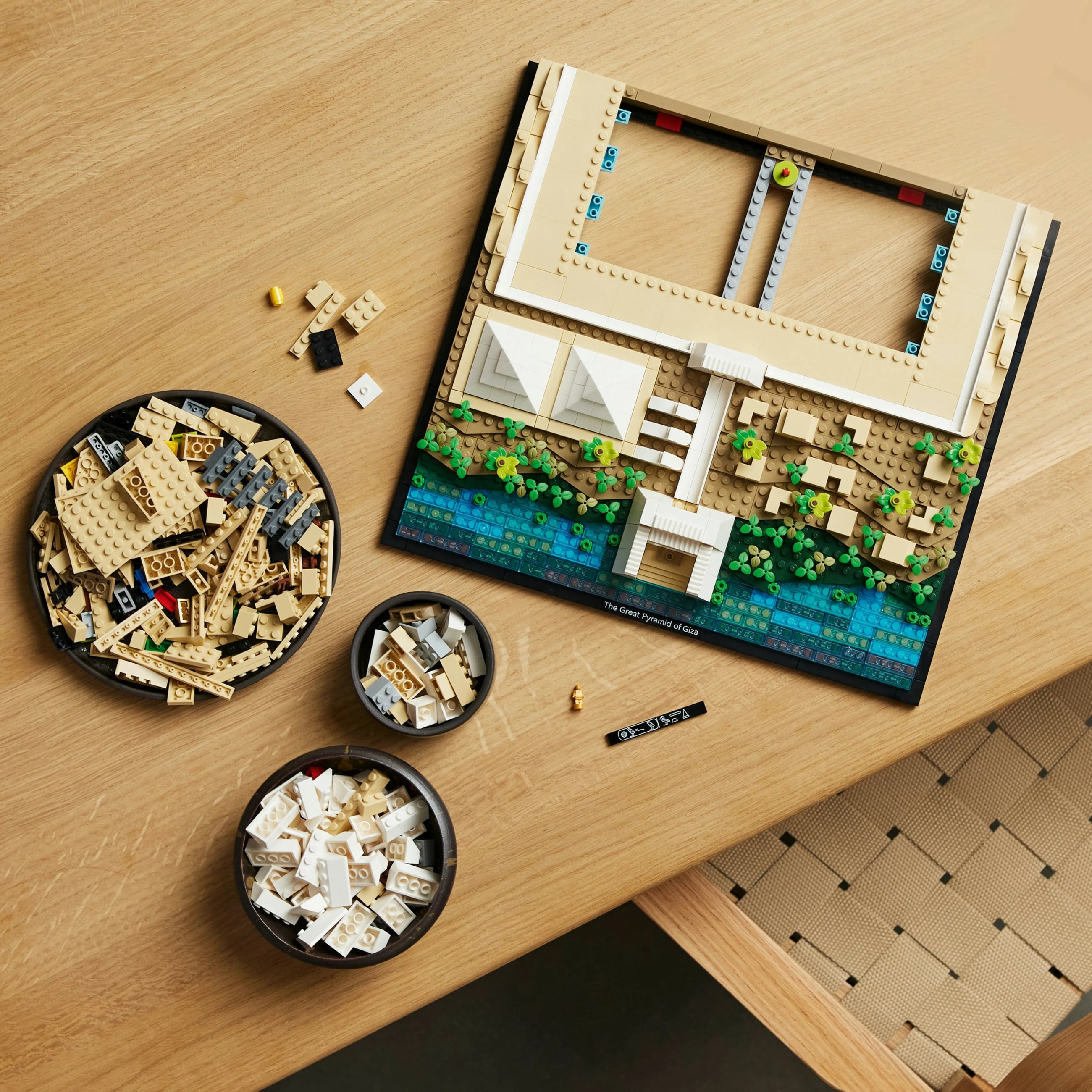 Set ndërtimi LEGO Architecture Great Pyramid of Giza, 1476 pjesë, Multikolor