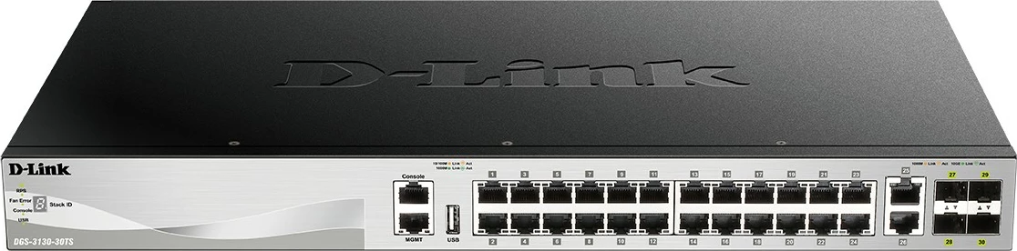 Switch D-Link DGS-3130-30TS/E, 30 porta, Gigabit, i zi