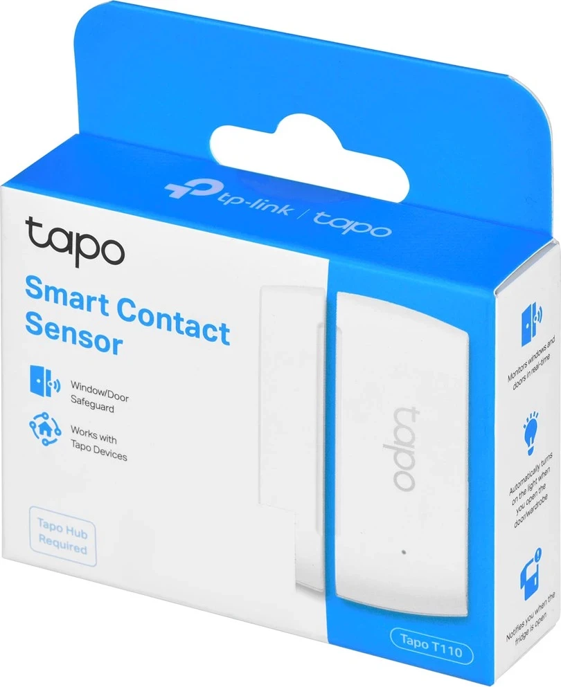Sensor dere/dritare TP-Link Tapo T110, Wireless, Bardhë