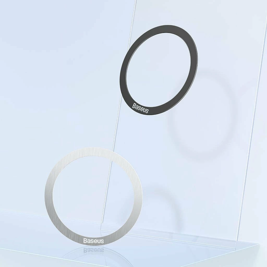 Unazë magnetike Baseus Halo MagSafe PCCH000001, 2 copë, e zezë