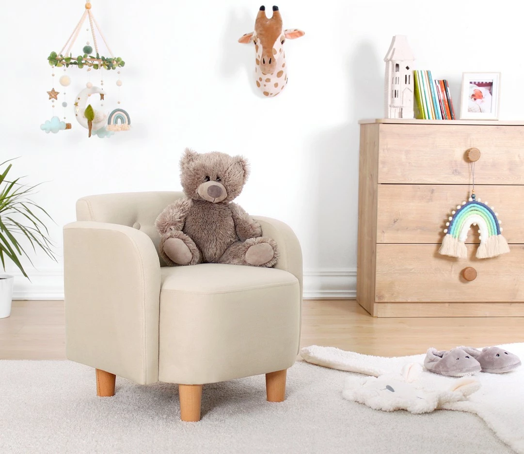 Karrige fëmijësh me krahë, Atelier del Sofa, Volie, krem