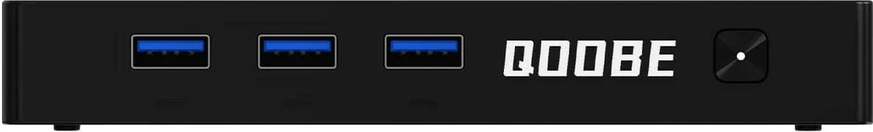 Kasë mini PC Qoobe SUC N150, 12GB RAM, 512GB SSD, Windows 11 Pro, e zezë