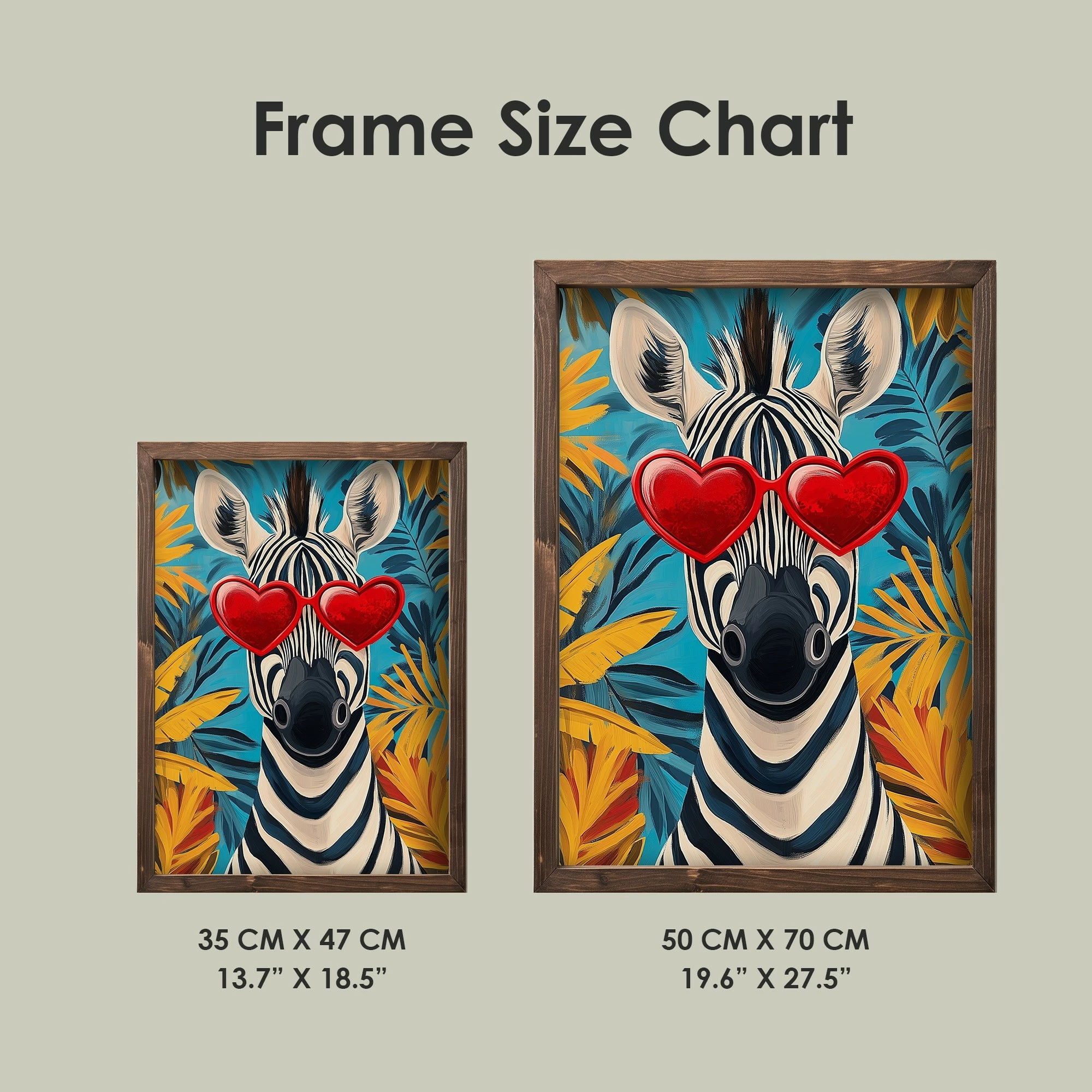 Pikturë dekorative me kornizë MDF, shumëngjyrëshe, TUN023-L