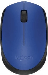 Maus, Logitech, M171 (910-004640), pa kabllo, blu