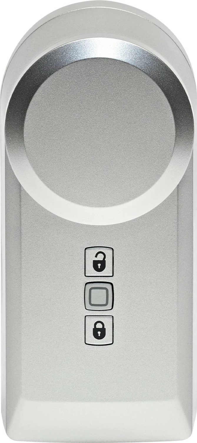 Smart lock eQ-3 Homematic IP HmIP-DLD-S, pa çelës, kontrollë nga distanca, ngjyrë argjendi