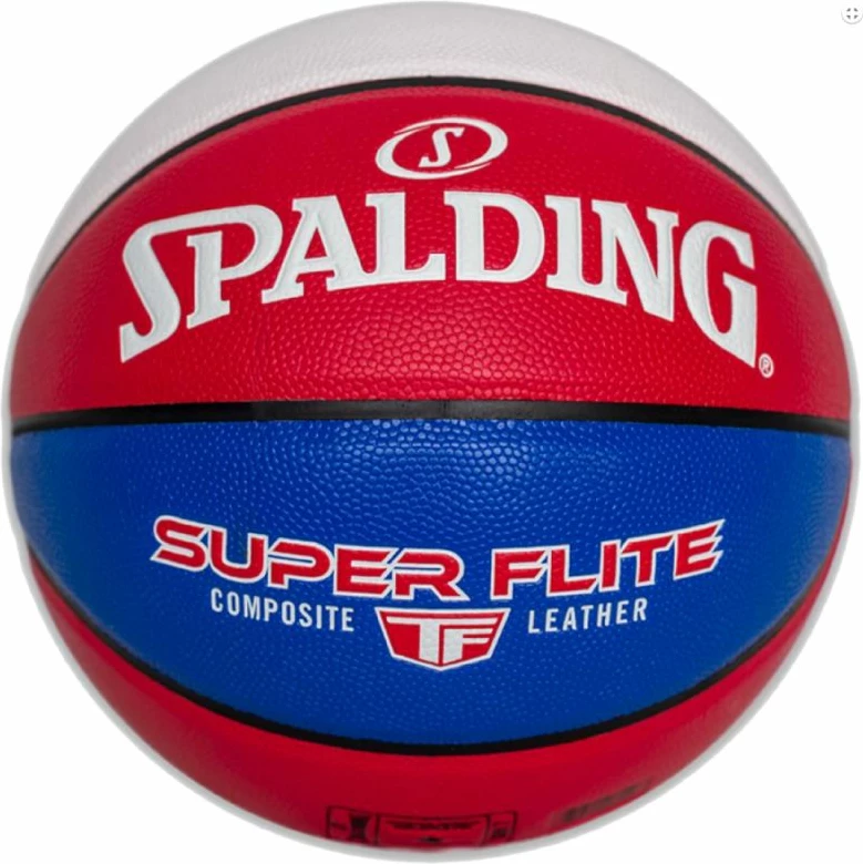 Top Basketbolli për meshkuj Spalding, me ngjyra të bardha, të kuqe, dhe të blu