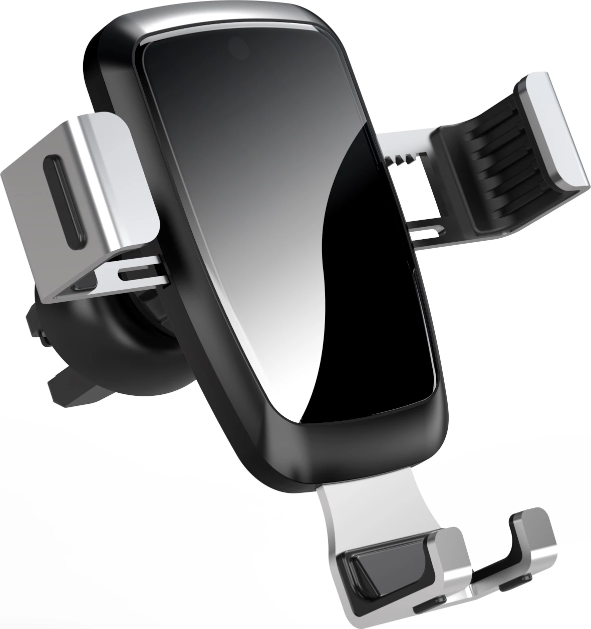 Mbajtës gravitacional për celular Hurtel YC08, për grilë të ajrit, i zi