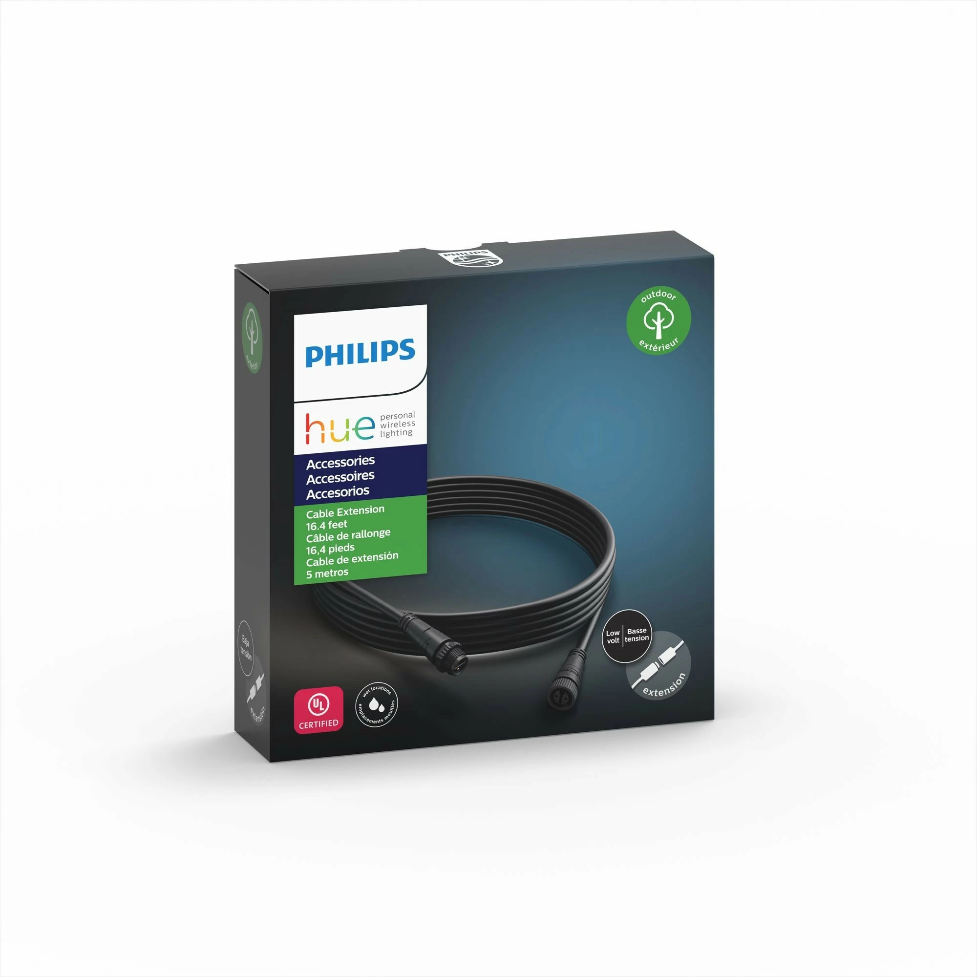 Kabllo zgjatues Philips HUE Outdoor 5m, e zezë