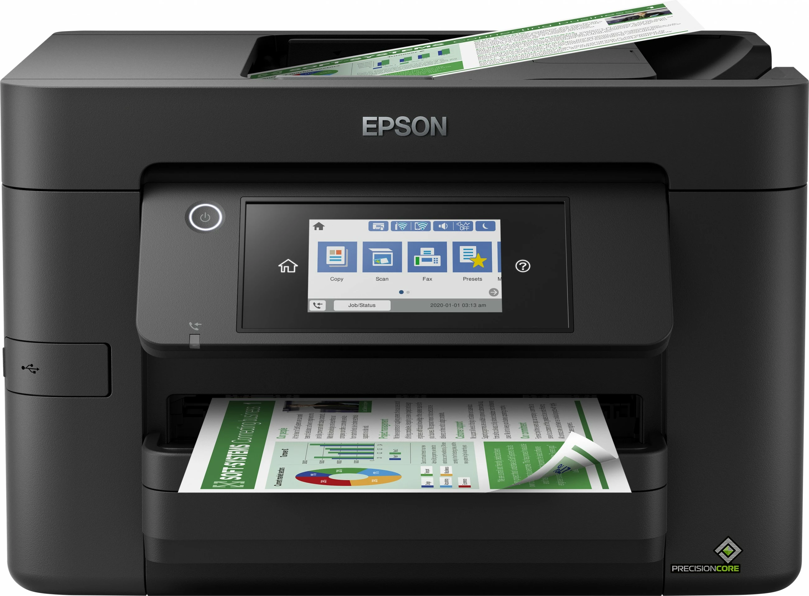 Printer multifunksional Epson WorkForce Pro WF-4820DWF, inkjet, A4, Wi-Fi, i zi