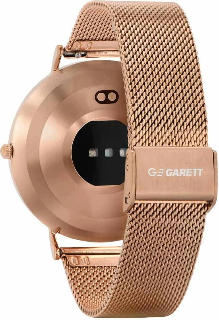 Smartwatch Garett Verona Gold Steel, 1.3" AMOLED, IP67, Bluetooth, Ari