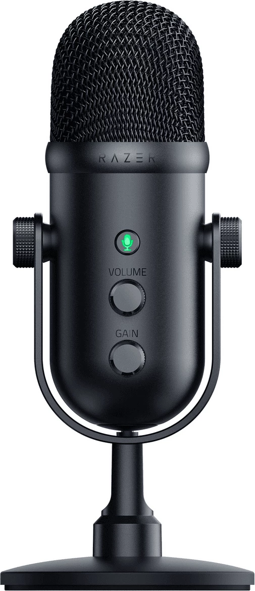 Mikrofon, Razer, Seiren V2 Pro RZ19-04040100-R3M1, me kontrolle volume dhe gain, e zezë