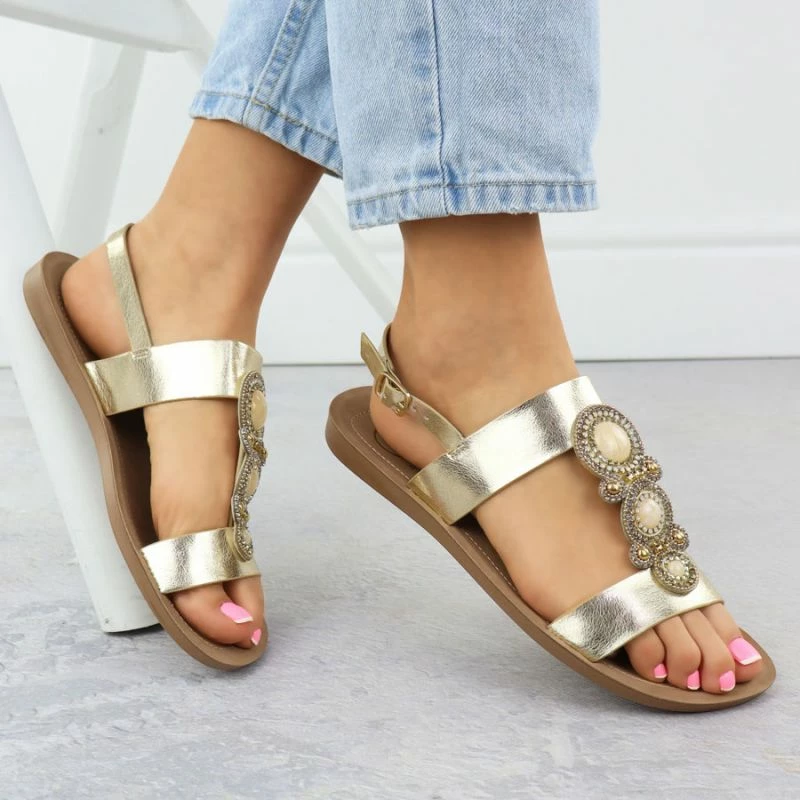sandale për femra Filippo DS6882, ari
