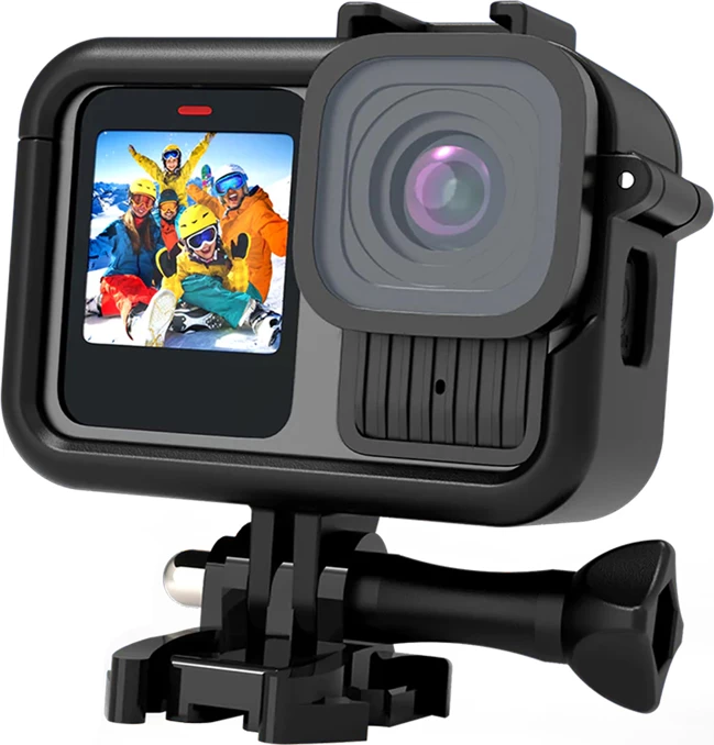 Strehë ftohëse, Telesin, S6-FMS-17-TGP, për GoPro Hero 13/12/11/10/9, ABS, me cold shoe