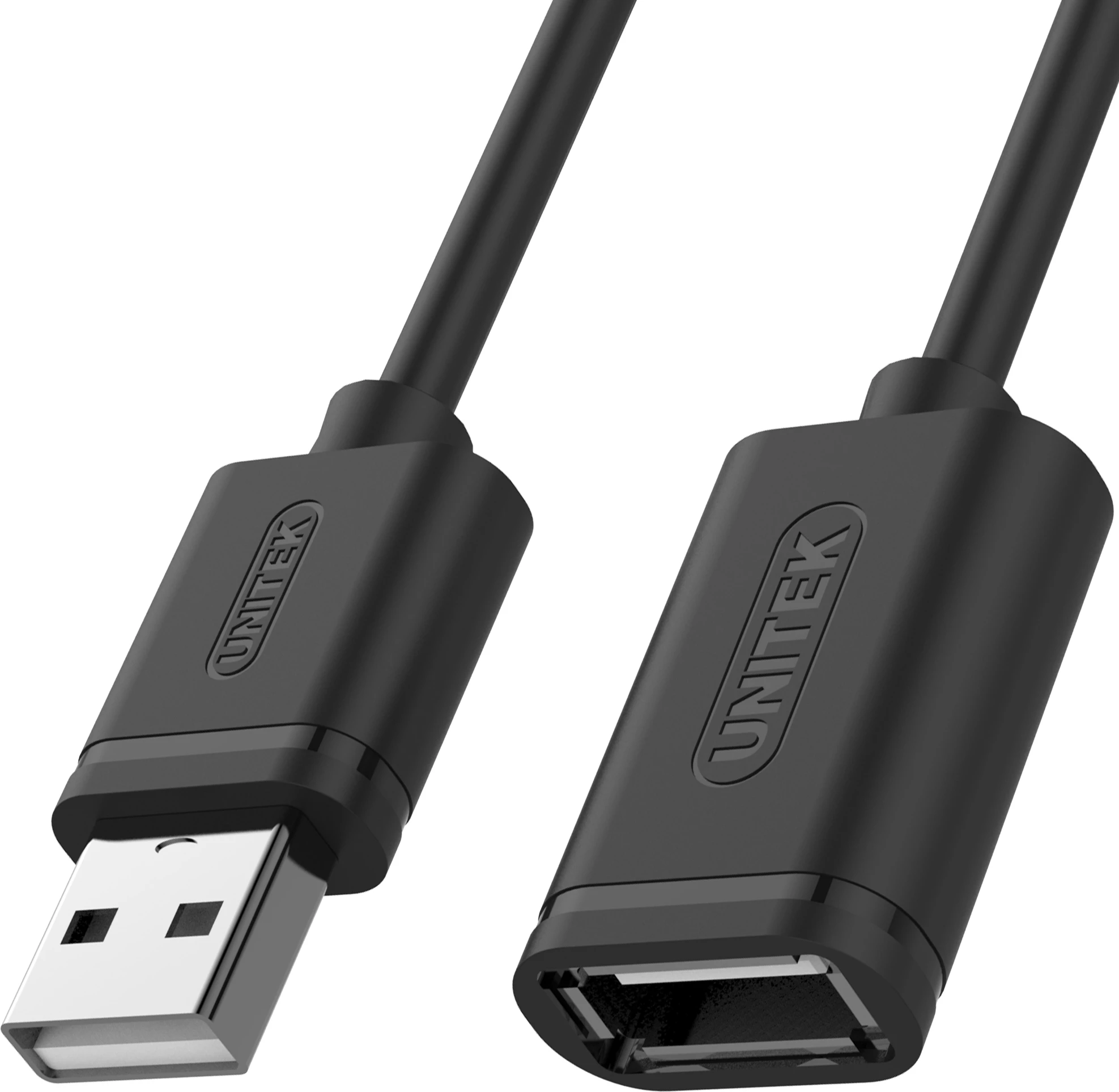 Kabllo USB-A - USB-A Unitek Y-C418GBK, 5 m, USB 2.0, e zezë