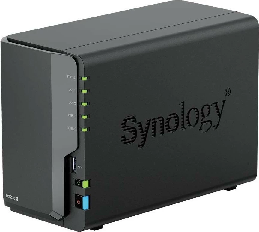 NAS Synology DS225+ me 2x HAT3300-4T (2x 4TB)