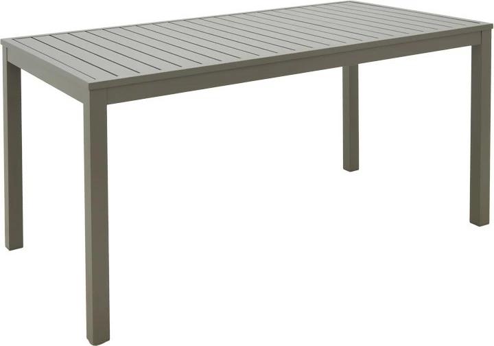 Tavolinë alumini Kliton, ngjyrë shampanje, 150x80x74cm