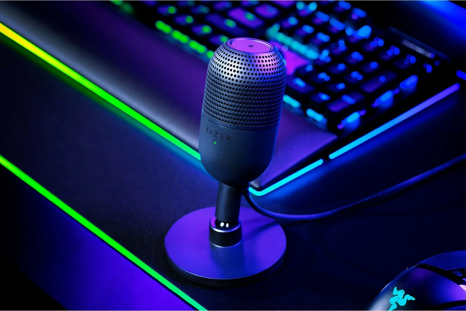 Mikrofon tavoline Razer Seiren V3 Mini, 24 bit, 96 kHz, i zi