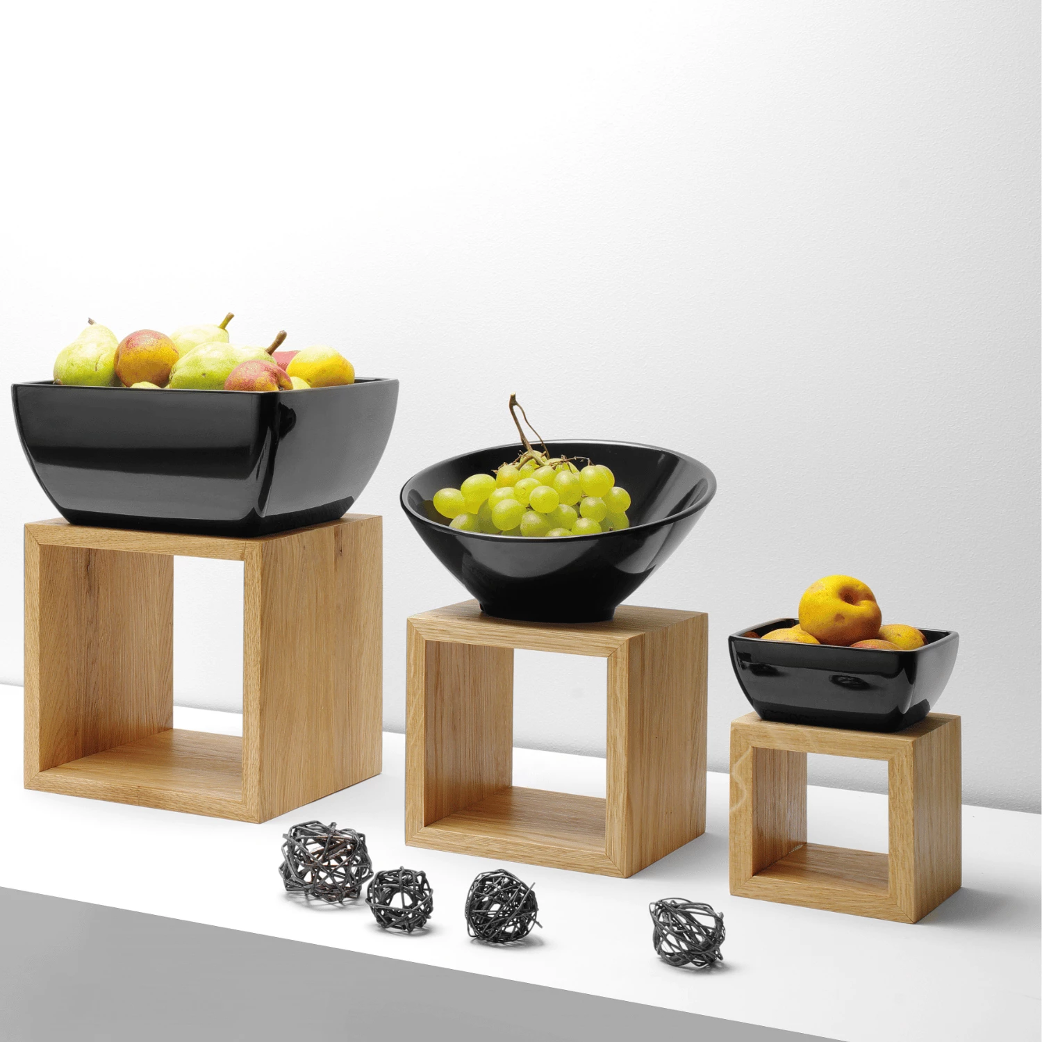 Tas melamine katror, Fine Dine, 1.9 L, 190x190x90 mm, gri grafit
