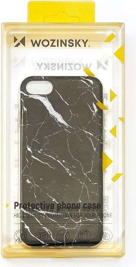 Mbështjellës Wozinsky Marble për Xiaomi Mi 11i / Poco F3, TPU, i zi