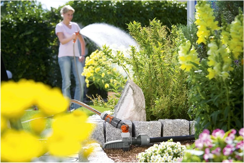 Spërkatës uji GARDENA 8254-20, plastikë, 3/4", gri