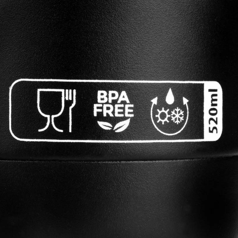 Termos Spokey Hotty për Turizëm/Outdoor, 520 ml, i Zi