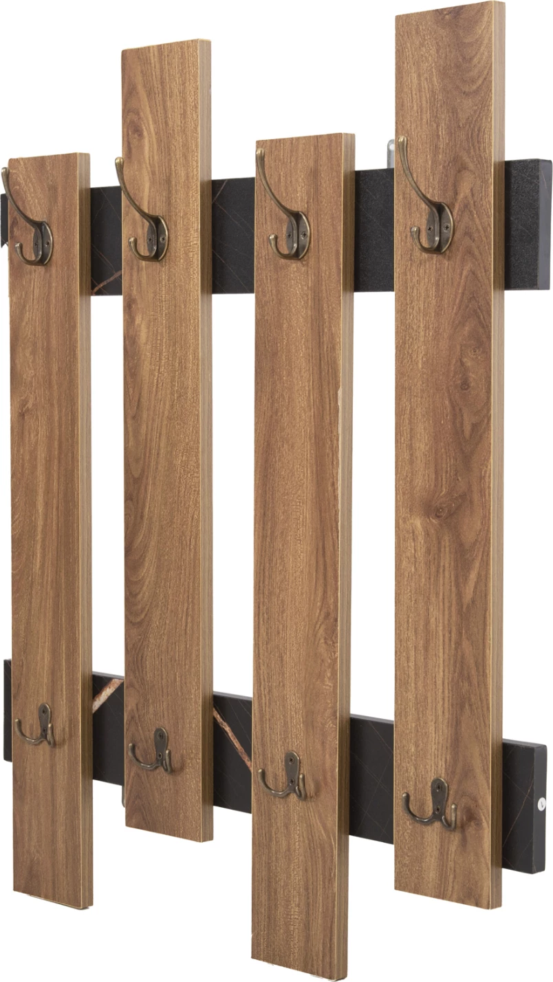 Varëse muri WESSON FH8940.15 melaminë, mermer i zi & natyral, 64x4x79Hcm