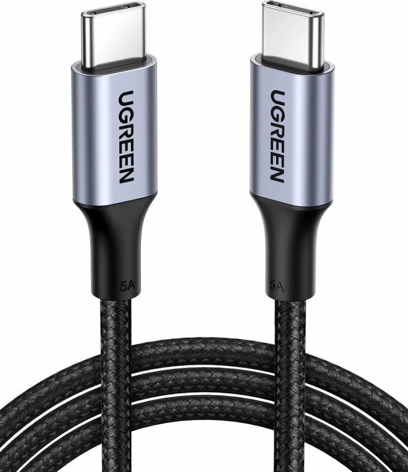 Kabllo USB-C në USB-C Ugreen US316 1m 100W (70427B), e zezë