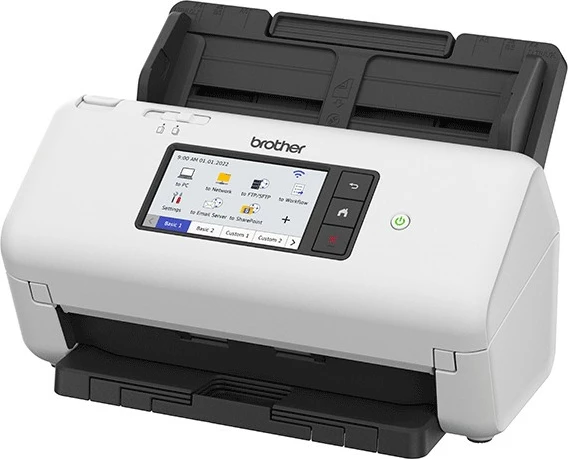 Skaner dokumentesh Brother ADS-4700W, Wi-Fi, duplex, ADF 80 fletë, rezolucion 1200 DPI