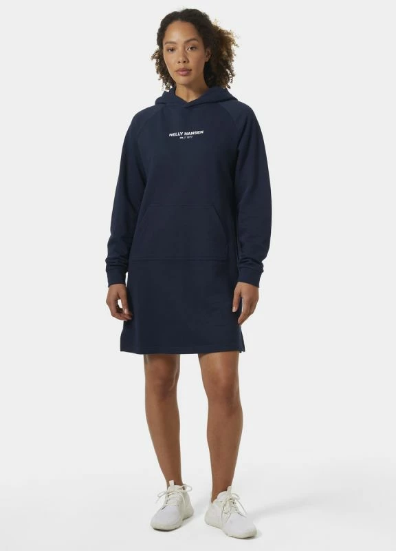 Fustan me kapuç Helly Hansen për femra, blu marine