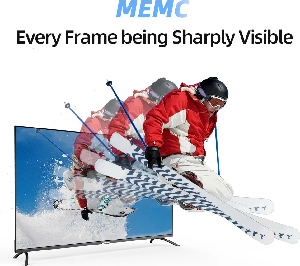 Televizor QLED CHiQ U50QM8V 50 inç 4K Ultra HD Smart TV gri/argjend