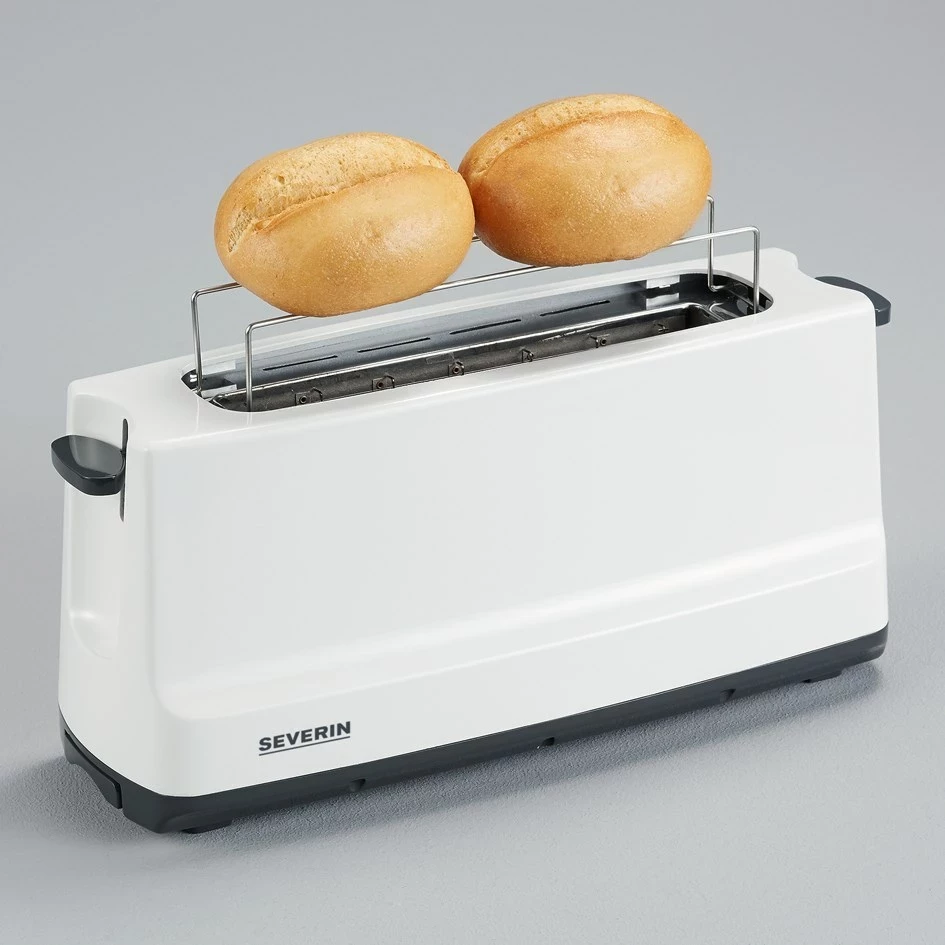 Tostues Severin AT 2232, 2 feta, 800 W, Bardhë/Gri