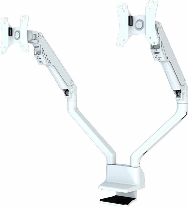 Mbajtës tavoline për dy monitorë Neomounts FPMA-D750DWHITE, i bardhë