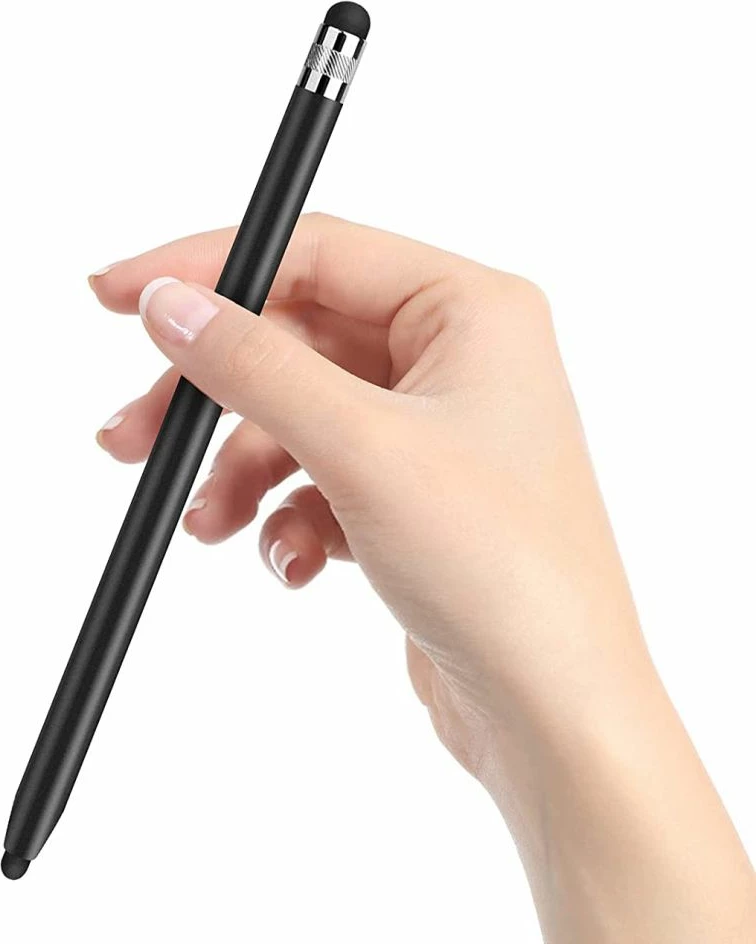 Stylus Tech-Protect Touch Stylus, për tabletë dhe celularë, Argjend