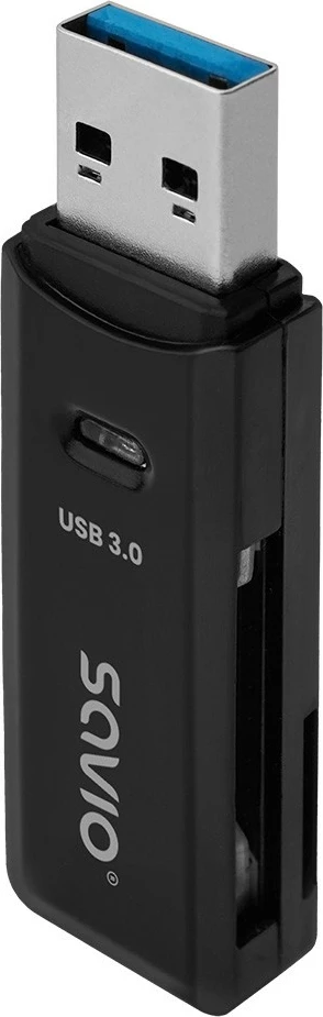 Lexues kartelash SD Savio AK-64, USB 3.0, 5 Gbps, i zi